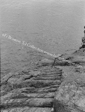 ROCKHEWN STEPS AT CASTLE